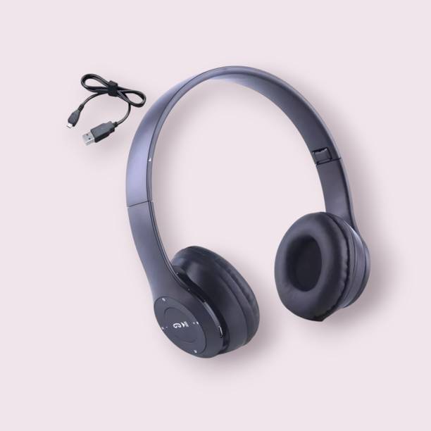 AIZINA Wireless Headphones with Minimalist Design and AUX Input_JA Bluetooth & Wired