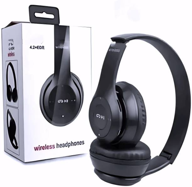 AIZINA Bluetooth Foldable Wireless Gaming Headphones with HD Mic Support_XZ Bluetooth & Wired