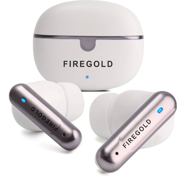 FIREGOLD Bt 161 Elite Earbuds, 4 Mic ENC, Hd Sound Quality & 48Hrs Battery Backup Bluetooth