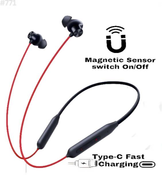 GDS Bluetooth Neckband Earphone 65Hours Music Playtime, Fast Charge, Dual Sync_2YN Bluetooth & Wired
