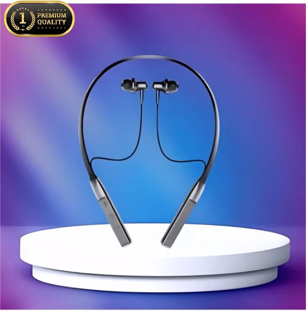 house of common Wireless Magnetic Neckband, Precision-Tuned for Deep Bass_EE Bluetooth & Wired