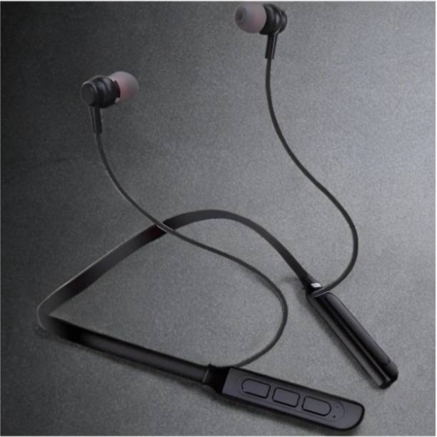 house of common Deep Bass Bluetooth Neckband with Easy Magnetic Connection_YG Bluetooth & Wired