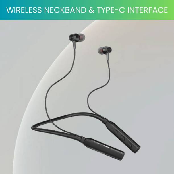 Clairbell Candy (Bluetooth Wireless Neckband) Hd Sound Quality and Magnetic BudsE4 Bluetooth