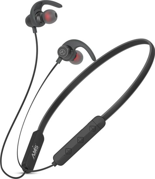 Boom NB22 Bluetooth Neckband with 35Hrs Playtime,HD Calling Sound, Fast Charge Bluetooth