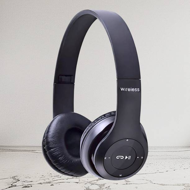 house of common Bluetooth Headphones with HD Stereo Sound, Adjustable Mic for Gaming Sessions_WA Bluetooth & Wired