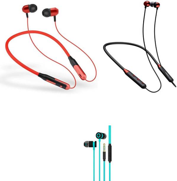 LEVELPLUS Jazz & Candy With Fusion Neckband Combo 45 Hours Playtime Bluetooth