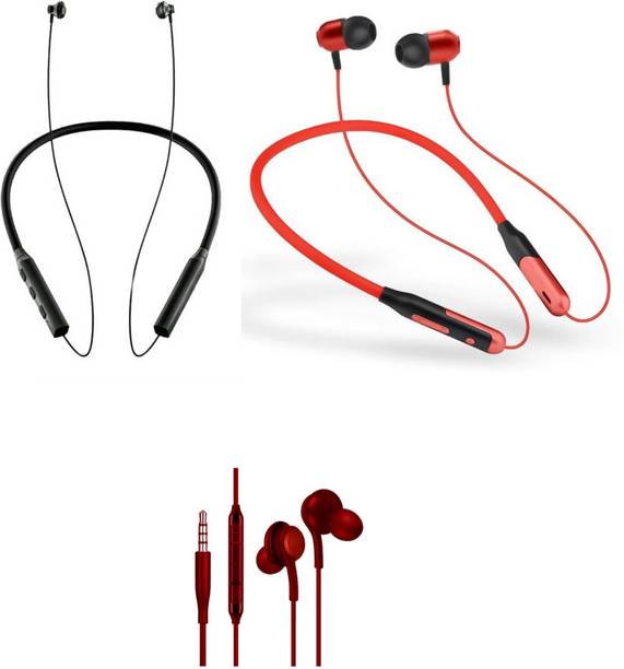 LEVELPLUS Jazz & Punch With Akg Neckband Combo 45 Hours Playtime Bluetooth