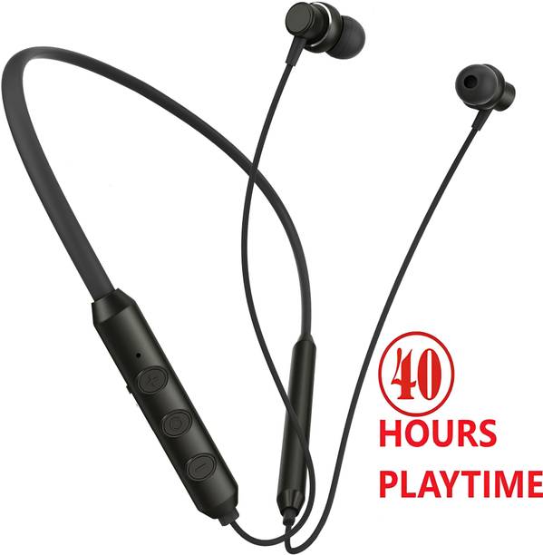 Worricow Wireless in Ear Neckband=30 hrs Playtim, ASAP Charge, Beast Mode, Dual Pairing. Bluetooth