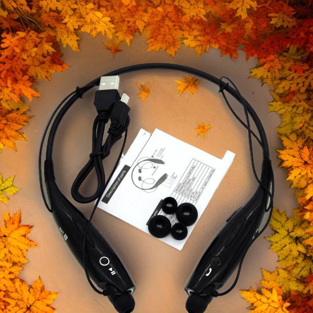 YAROH W70_HBS 730 Wireless Sport Neckband Bluetooth Headphones with Mic Bluetooth Headset