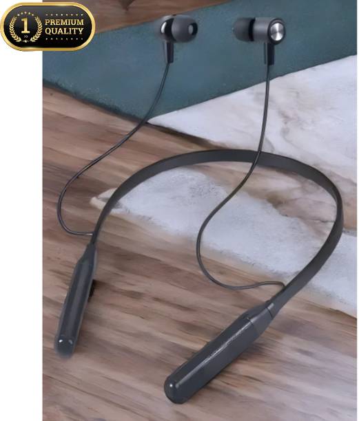 TWS Magnetic Earbud Wireless Neckband, Tuned for Deep Bass Audio_SN Bluetooth & Wired