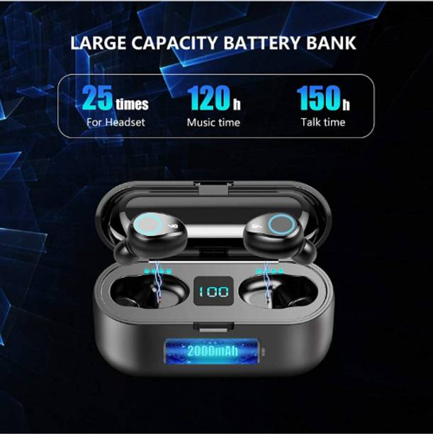 SYARA ATT_576P_TWS F9 BLUETOOTH EARBUD NOISE CANCELLING WATERPROOF SPORT HEADSET Bluetooth Gaming