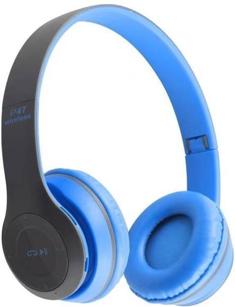 WORFOX Hi-Fi Stereo Wireless Bluetooth Headphones with Deep Bass & Foldable Design Bluetooth Gaming