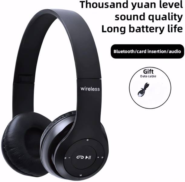 house of common Bluetooth Over-Ear Headset for Audio with Thumping Resonant Bass_HH Bluetooth & Wired