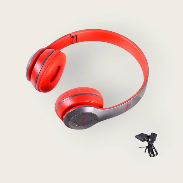 AIZINA Gaming Over Ear Thunder Beat Sound Lightweight Headphone 6-8 Hour Playback_EE Bluetooth & Wired
