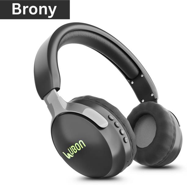 BroNy Bluetooth Wireless Headphones HP-20 With 60 Hours of playtime Bluetooth