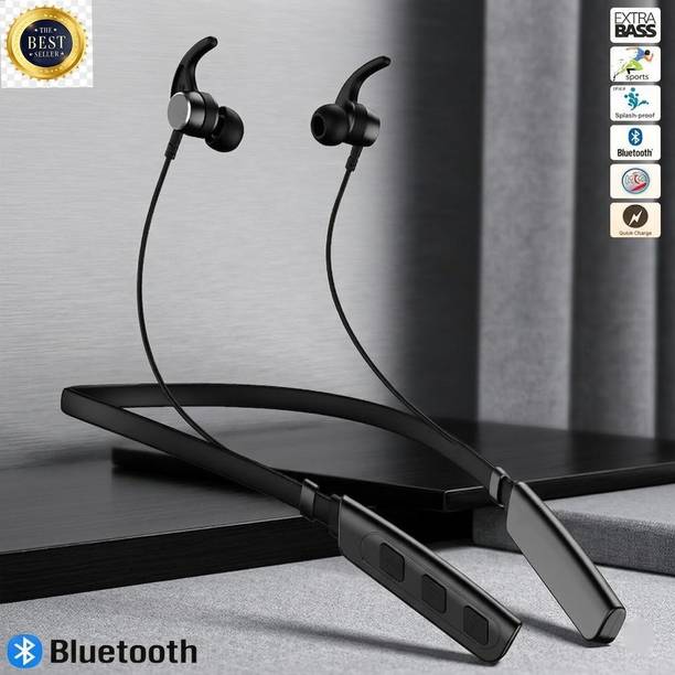 Worricow Latest Bluetooth Neckband, Sports Earphones,Neckband Earphones,Stylish Neckband Bluetooth