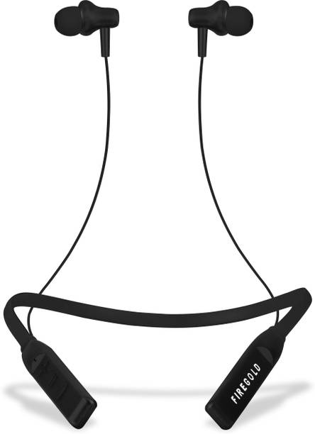 FIREGOLD Version 5.1 Bt Rover Neckband With Stereo Sound & Upto 60 Hours Playback Bluetooth