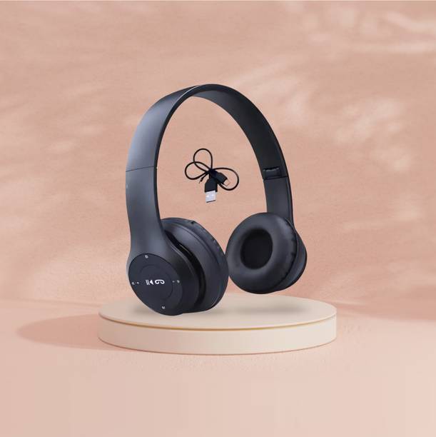 house of common Lightweight & Comfortable Headphones with Mic & Extended Power_YY Bluetooth & Wired