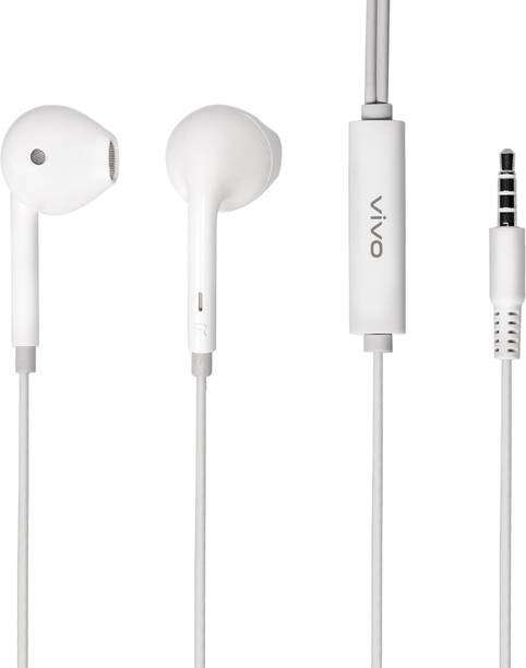 vivo XE160 Earphones with 3.5mm jack & mic, compatible with Smartphones & Tablets Wired