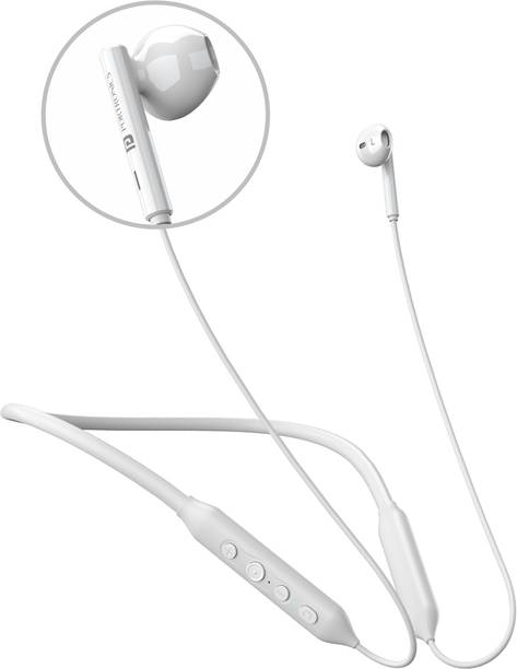 Portronics Harmonics Z5 Wireless Neckband, 33Hrs Playtime, Double EQ Mode, Fast charging Bluetooth