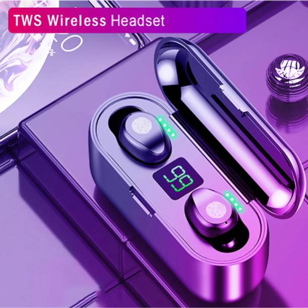 GUGGU ATY_823A_F9 TWS STEREO 5.0 HIGH BASS SOUND NOISE CANCELLING EARBUD (POWER BANK) Bluetooth