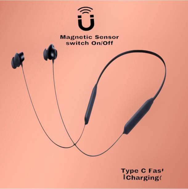 house of common Pro Neckband With Upto 48 Hours Playback & Fast Charging Earphone_UE Bluetooth & Wired