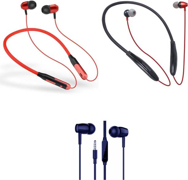 LEVELPLUS Jazz & Crush With Bala Neckband Combo 45 Hours Playtime Bluetooth