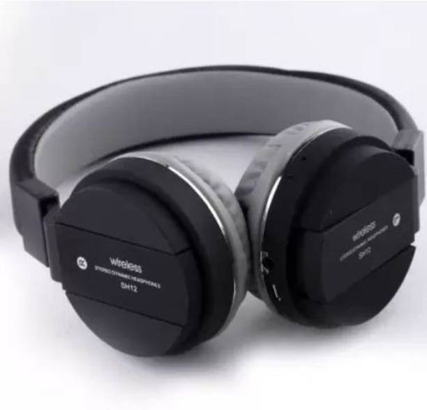 YAROH 20_SH12 Wireless Headphones with Bluetooth, Built-in Microphone, SD Card Slot Bluetooth