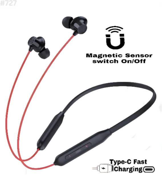 GDS 65Hours Bluetooth Neckband with Fast Charging, Dual Device Connectivity_ATE Bluetooth & Wired