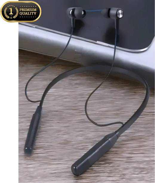 house of common Magnetic Earbud Wireless Neckband, Tuned for Deep Bass Audio_TT Bluetooth & Wired