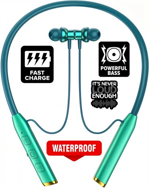 GREE MATT Vibration Alert, 48 Hours Playtime, ENC, HD Sound Quality & Stereo Bass N128 Bluetooth