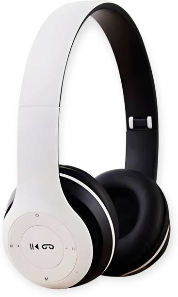 house of common Recharge Support Headphones with Mic, SD Card, Long Runtime_GQ Bluetooth & Wired