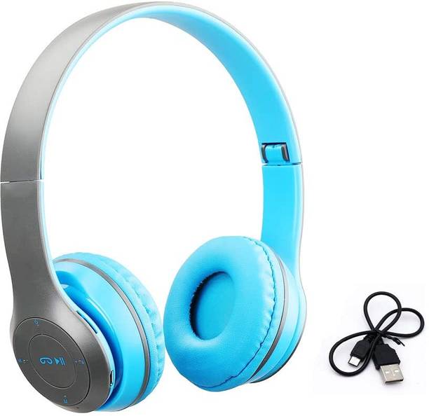 BAGATELLE Pro Bluetooth Wireless On Ear Headphones with Mic, 30H Backup, Foldable Bluetooth Gaming