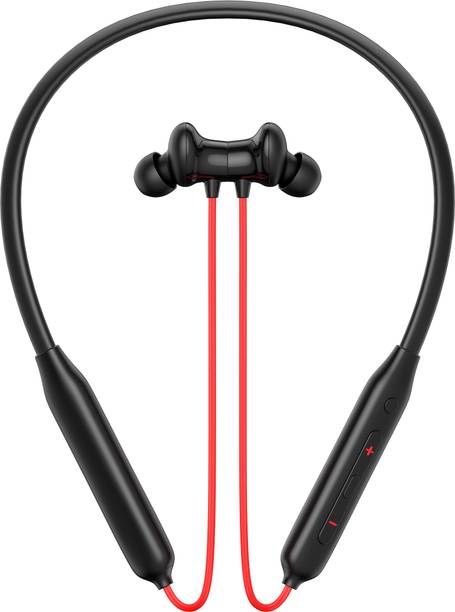 CIHLEX Bullets C2 - MAGNETIC POWER OFF/ON 48Hr Playtime Headphone Neckband (Red1) Bluetooth