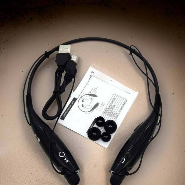 YAROH R62_HBS 730 Wireless Sport Neckband Bluetooth Headphones with Mic Bluetooth Headset