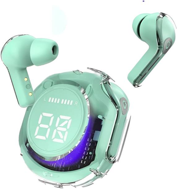 Psithurism Ultrapods Pro AI Calling Air buds Neckband TWS Earbuds ASAP Charge Headphone Bluetooth
