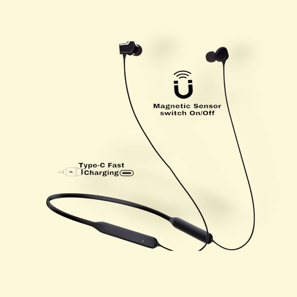 house of common Endurance Pro Neckband - Long-Lasting, Enhanced Bass, Comfort Fit_P3 Bluetooth & Wired