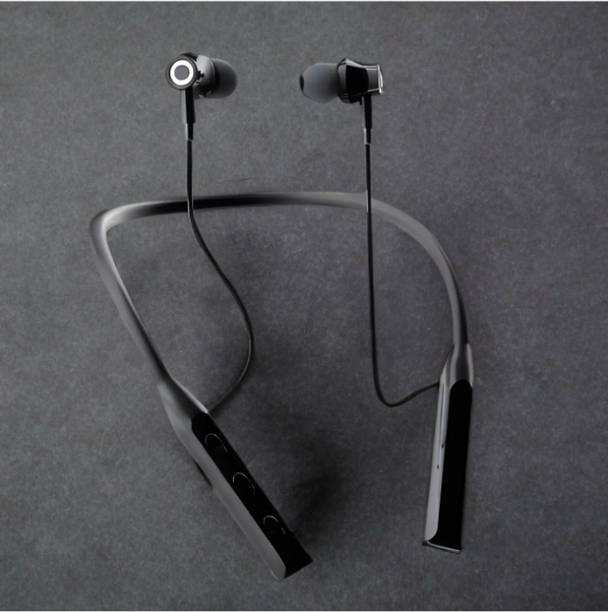 AIZINA Magnetic Earbud Wireless Neckband, Tuned for Deep Bass Audio_WY5 Bluetooth & Wired