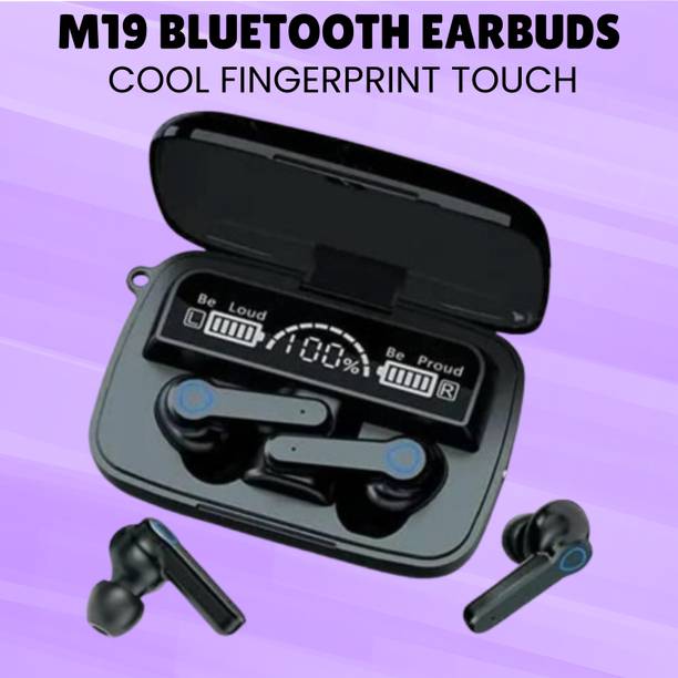 SACRO M19 Wireless (Earbuds) TWS 5.1 Large Dual LED Display & Bluetooth HeadphonesZ380 Bluetooth