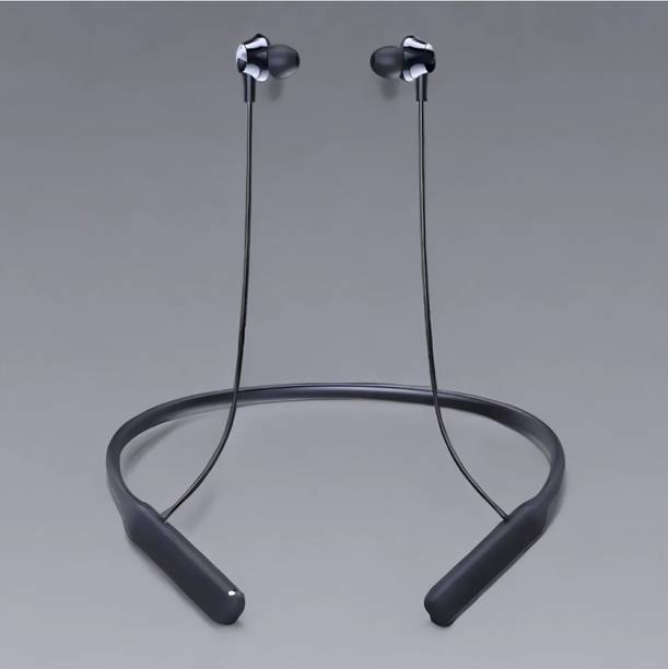 house of common Neckband Headphone with Extra Bass, Fast Charge, 30 Hours Playback_U5 Bluetooth & Wired