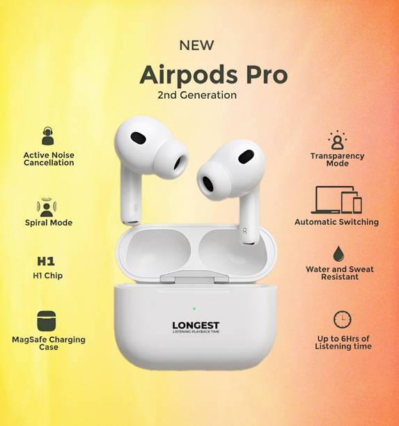 PARADISEECOM NEW ANC TWS, Ear buds with 48HRS Battery, Fast Charge, Blutooth & Mic.A1_536 Bluetooth