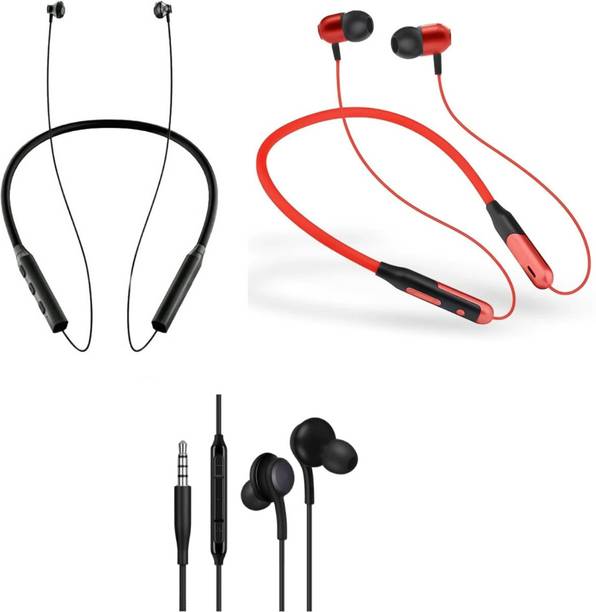 LEVELPLUS Punch & Jazz With Akg Neckband Combo 45 Hours Playtime Bluetooth