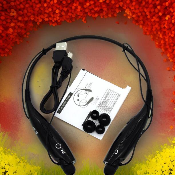 YAROH M46_HBS 730 Wireless Sport Neckband Bluetooth Headphones with Mic Bluetooth Headset