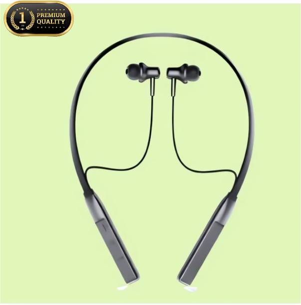 house of common Magnetic Earbud Wireless Neckband, Tuned for Deep Bass Audio_RE Bluetooth & Wired