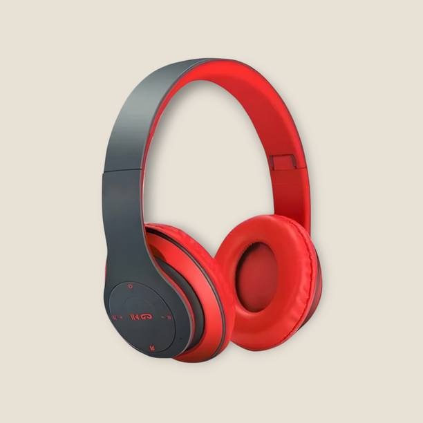 AIZINA Gaming Over Ear Thunder Beat Sound Lightweight Headphone 6-8 Hour Playback_XB Bluetooth & Wired
