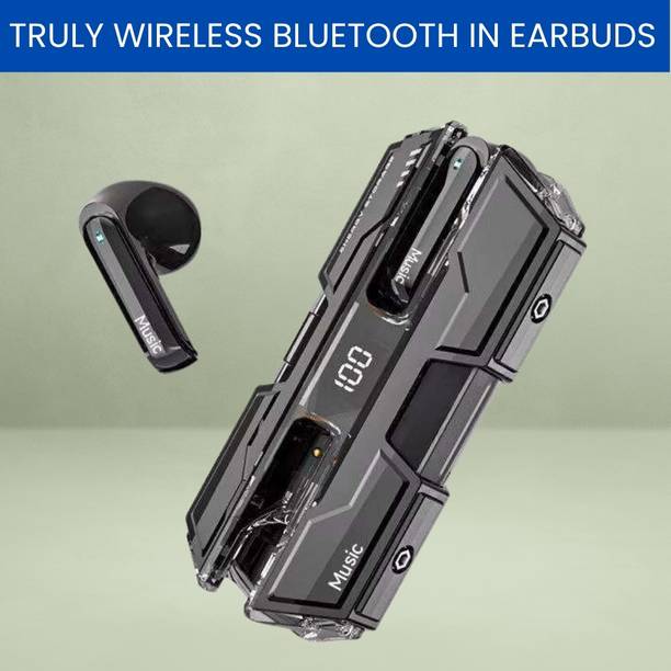 YAROH TWS Wireless 9D Stereo In-Ear Sports Headphones Digital Display, Power BankOC6 Bluetooth