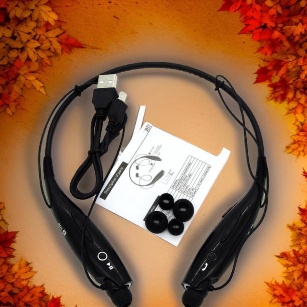 YAROH V13_HBS 730 Wireless Sport Neckband Bluetooth Headphones with Mic Bluetooth Headset
