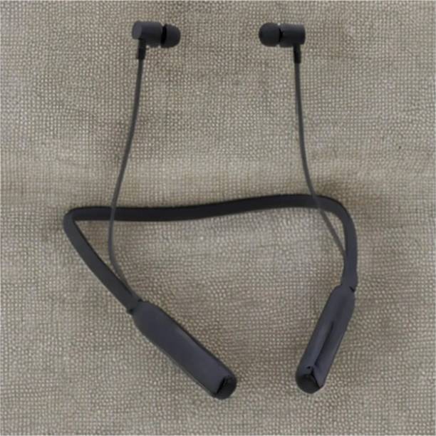 house of common Neckband Earphones with Magnetic Design, Wireless, Clear Bass Sound_7J Bluetooth & Wired