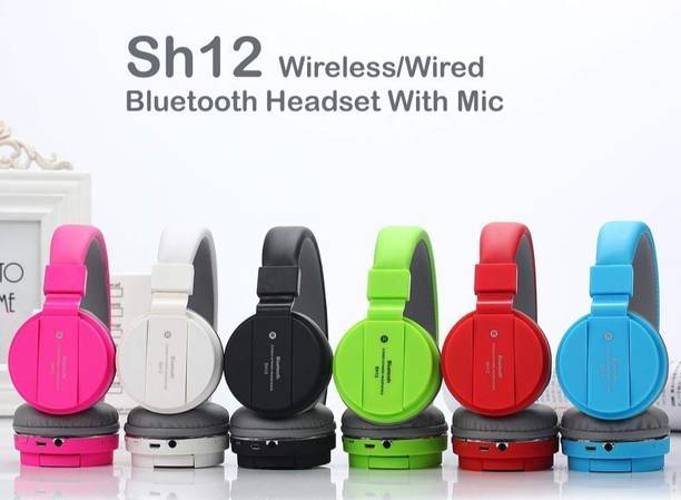 4uonly Buy Best Over The Head Wireless SH12 Bluetooth Headphones DFX7 Bluetooth