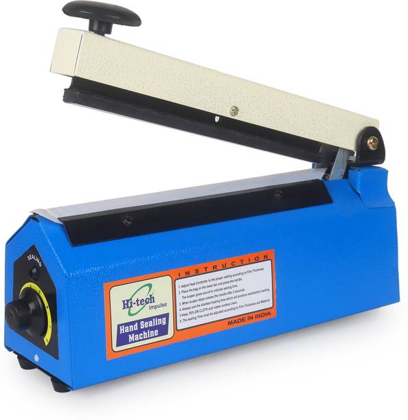 Hi Tech Impulse 8 Inch Poly Sealing machine For Pouch, Food and Plastic Bag Packing Hand Held Heat Sealer